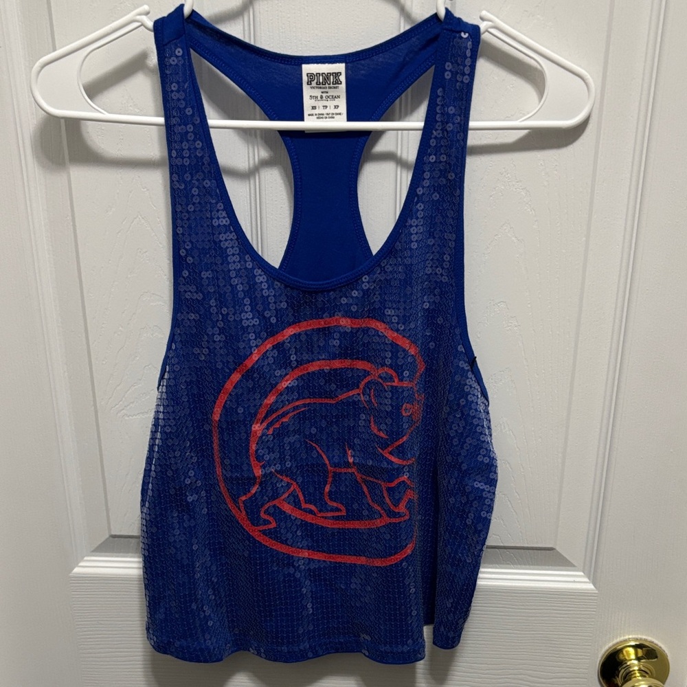 PINK Victoria's Secret Royal Blue Chicago Cubs